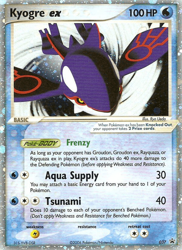 Kyogre ex (037) [Nintendo: Black Star Promos] (Online Only)