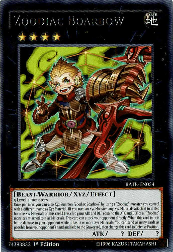 Zoodiac Boarbow [RATE-EN054] Rare (ONLINE ORDER ONLY)