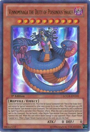 Vennominaga the Deity of Poisonous Snakes [LCGX-EN191] Ultra Rare (ONLINE ORDER ONLY)