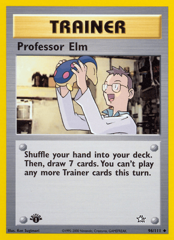 Professor Elm (96/111) [Neo Genesis 1st Edition] (Online Only)