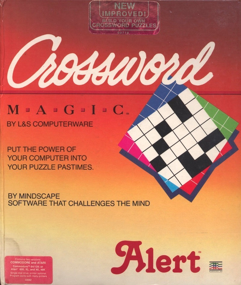 Crossword Magic (Atari 800) (Online Order Only)