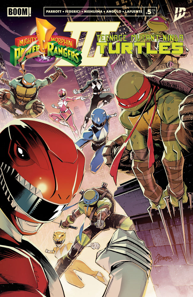 Mighty Morphin Power Rangers/Teenage Mutant Ninja Turtles III #5 A Main (Dressed, Zonno) (ONLINE ORDER ONLY)