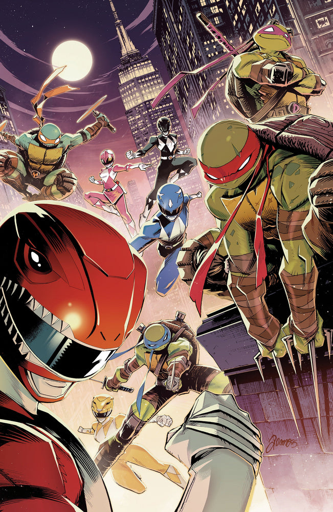 Mighty Morphin Power Rangers/Teenage Mutant Ninja Turtles III #5 C Foil Variant (Full Art, Foil, Zonno) (ONLINE ORDER ONLY)