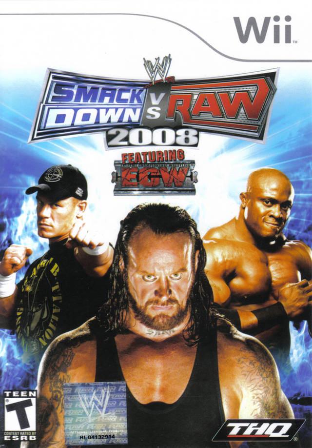WWE Smackdown vs. Raw 2008 (Wii) (Online Only)