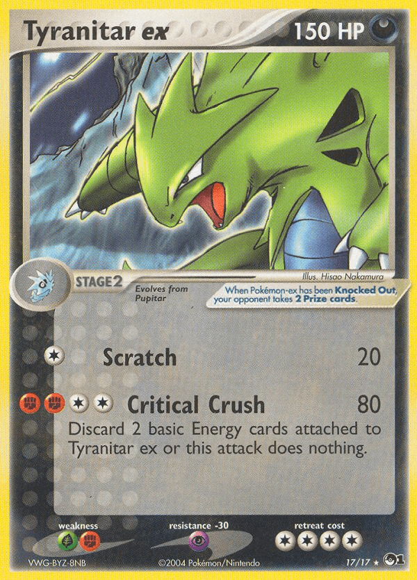 Tyranitar ex (17/17) [POP Series 1] (Online Only)