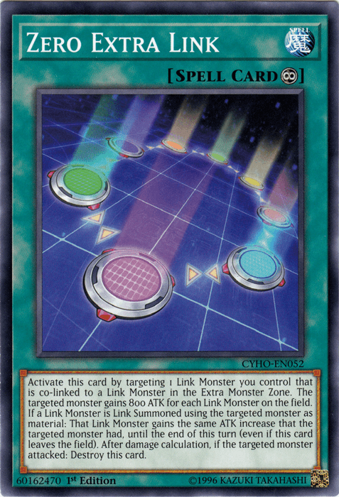Zero Extra Link [CYHO-EN052] Common (ONLINE ORDER ONLY)