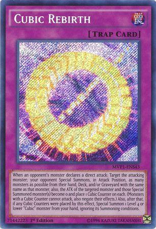 Cubic Rebirth [MVP1-ENS43] Secret Rare (ONLINE ORDER ONLY)