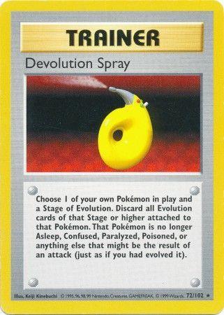 Devolution Spray (72/102) [Base Set Shadowless Unlimited] (Online Only)