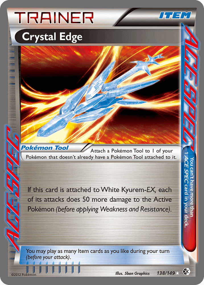 Crystal Edge (138/149) [Black & White: Boundaries Crossed] (Online Only)