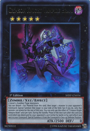 Crimson Knight Vampire Bram [SHSP-EN054] Ultra Rare (ONLINE ORDER ONLY)