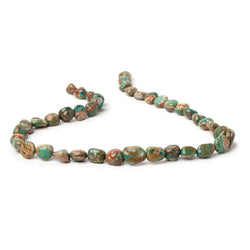 8.5-12.5mm Blue Peruvian Opal & Matrix Plain Nuggets 15.5 inch 32 pieces (ONLINE ORDER ONLY)