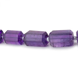 8.5-13mm Amethyst Faceted Nugget Beads 16 inch 30 pieces A (ONLINE ORDER ONLY)