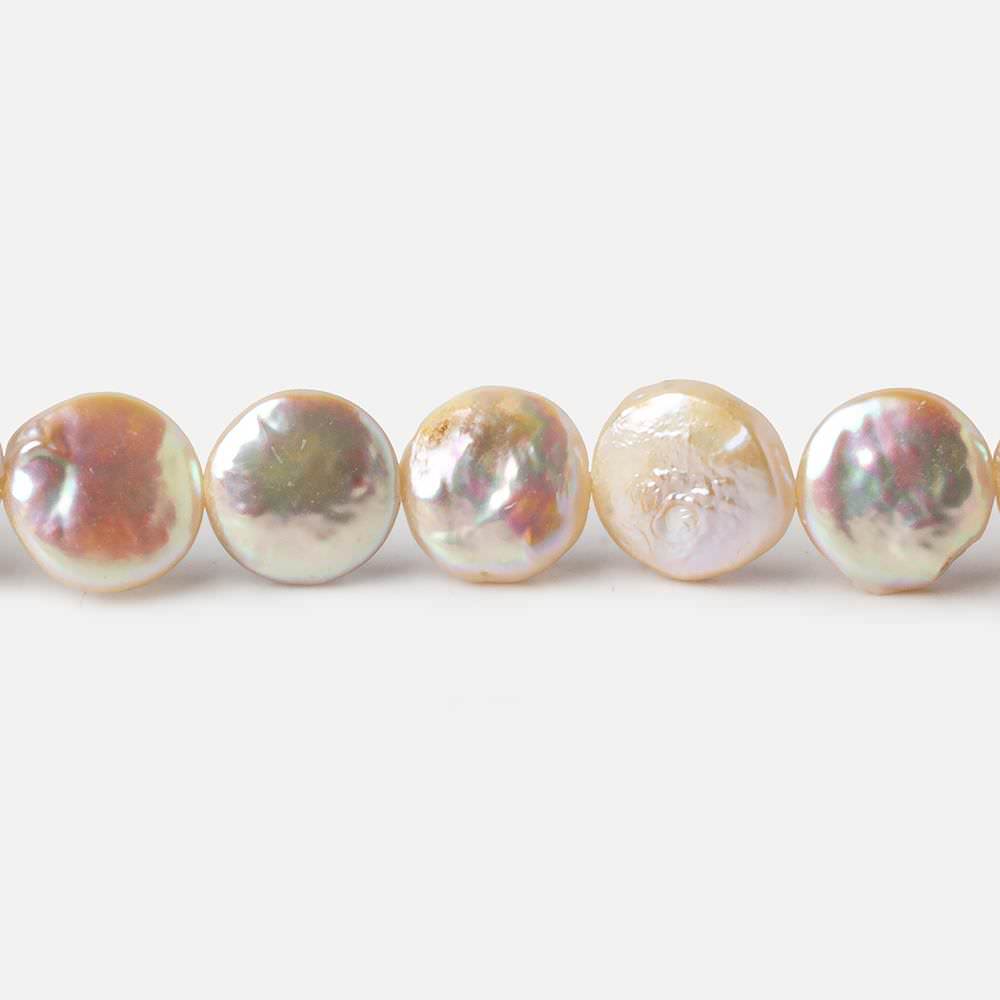 8.5-9mm Ballet Pink Petite Coin Freshwater Pearl 14 inch 40 pieces (ONLINE ORDER ONLY)