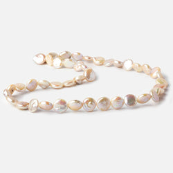 8.5-9mm Ballet Pink Petite Coin Freshwater Pearl 14 inch 40 pieces (ONLINE ORDER ONLY)
