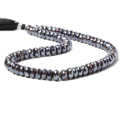 8-13mm Mystic Chocolate Moonstone faceted rondelle beads 15 inch 70 pieces (ONLINE ORDER ONLY)