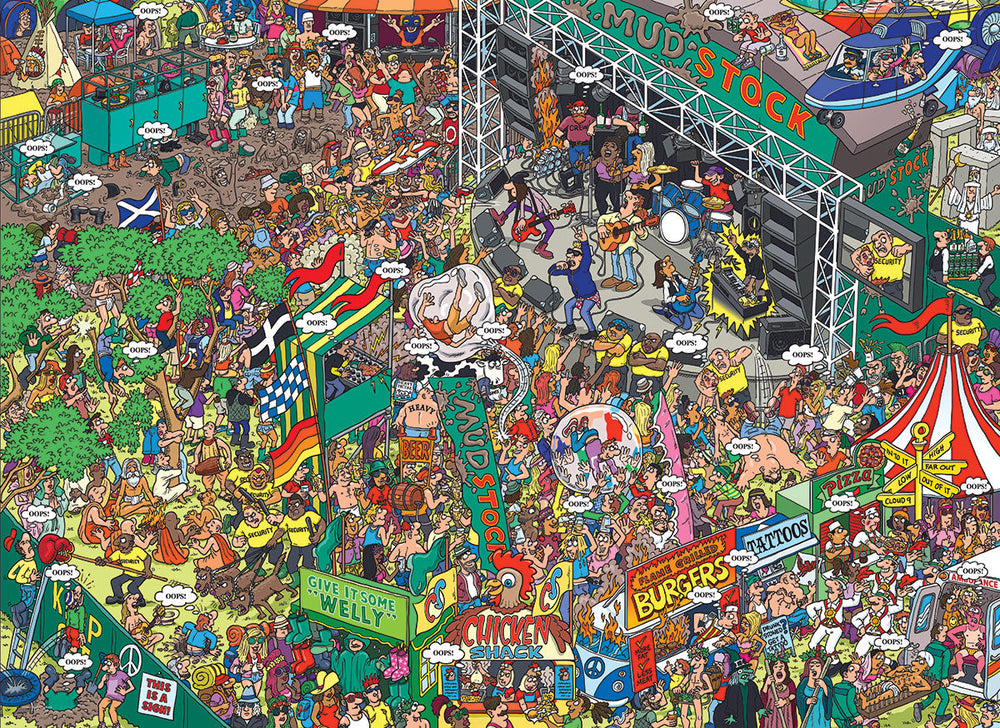 Puzzle: Variety 500 Pieces -  Oops! by Berry Martin