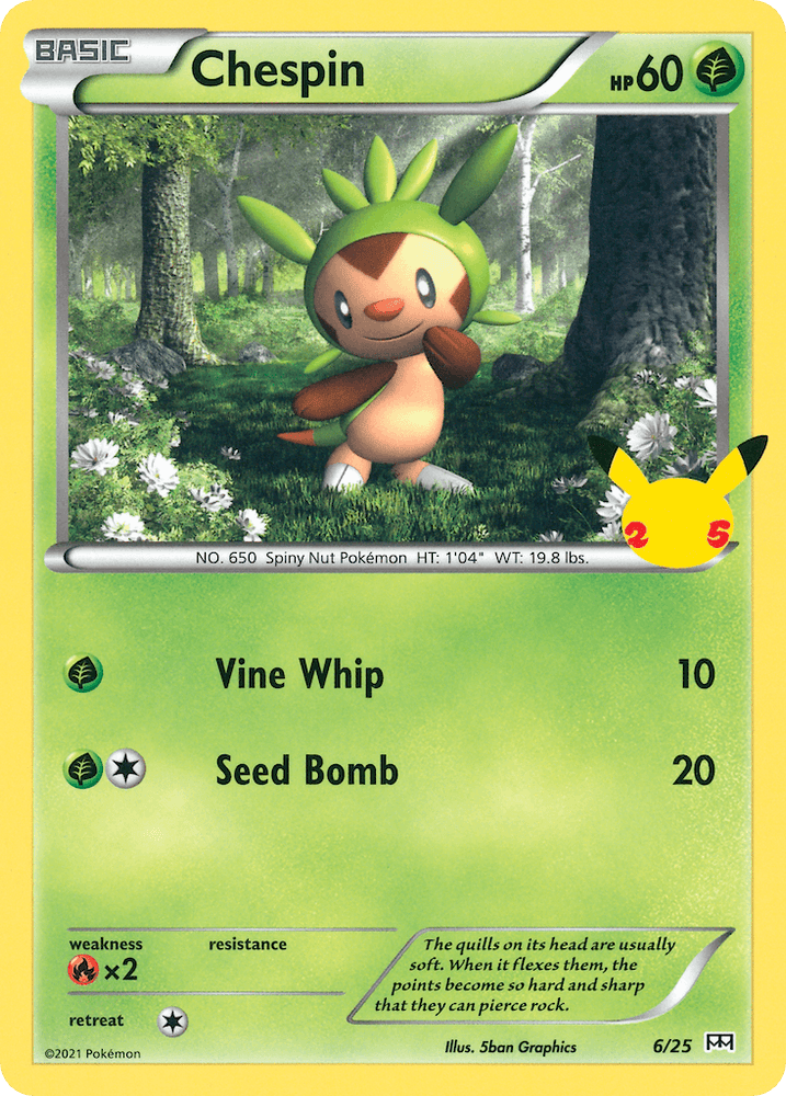 Chespin (6/25) [McDonald's 25th Anniversary] (Online Only)