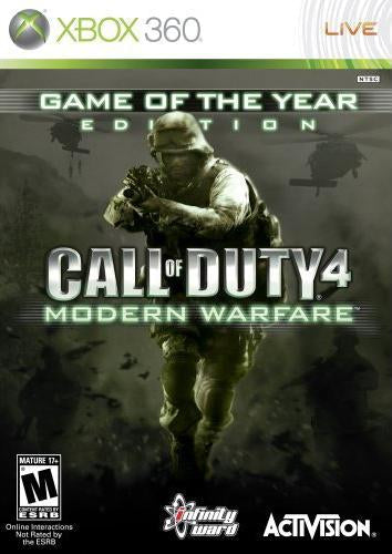 Call of Duty 4: Modern Warfare (Game Of The Year Edition) (Xbox 360) (ONLINE ORDER ONLY)