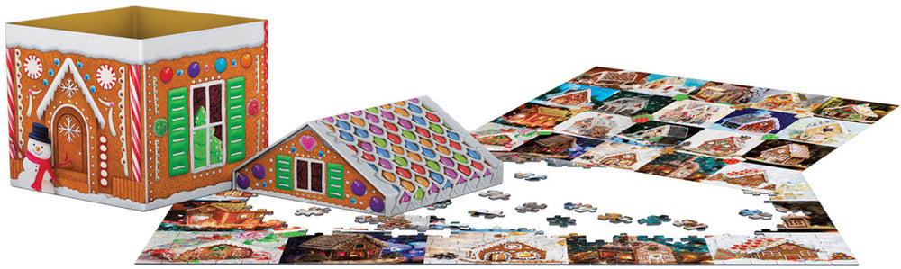 Puzzle: Gingerbread House Tin