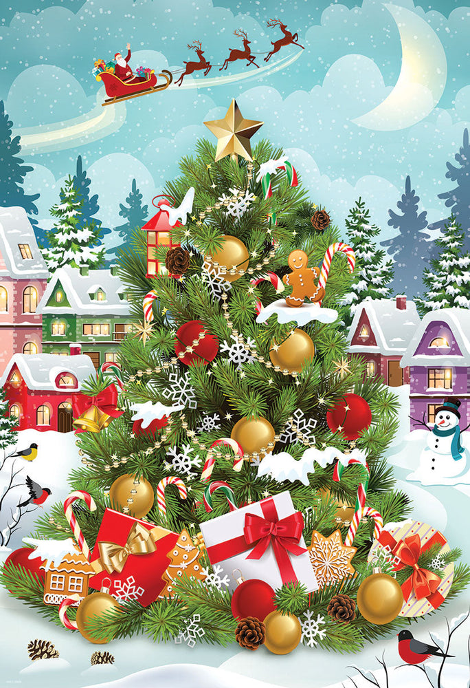 Puzzle: Christmas Tree Tin
