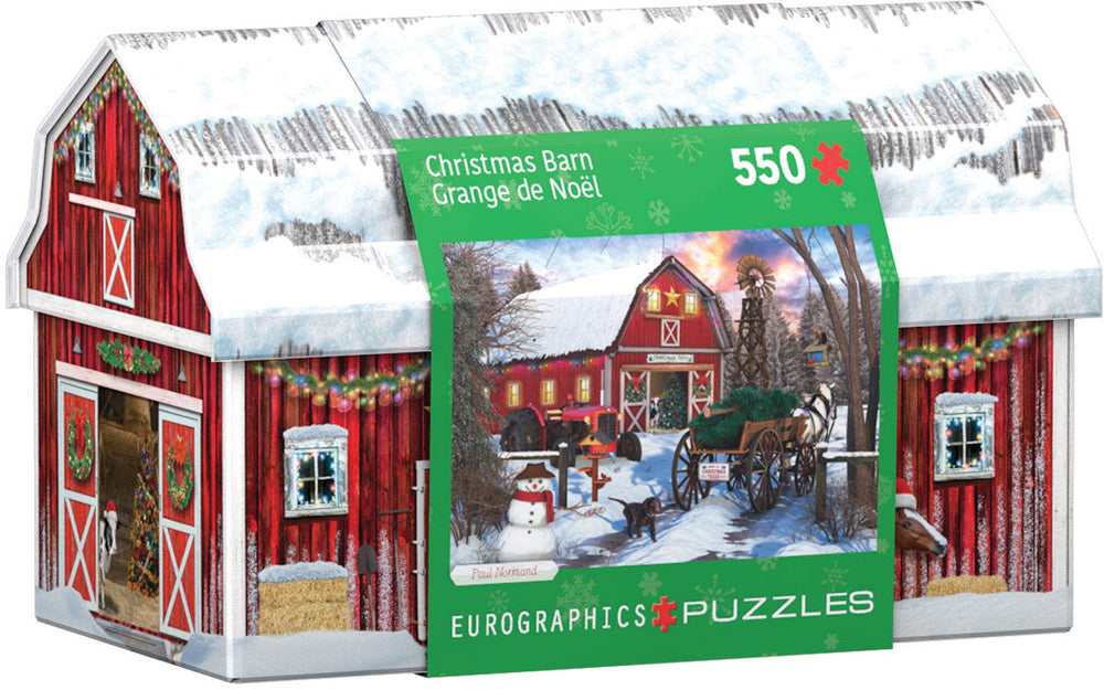 Puzzle: Holiday Farm Tin