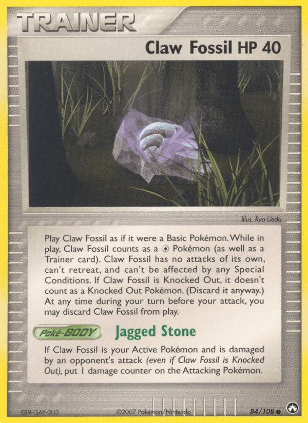 Claw Fossil (84/108) [EX: Power Keepers] (Online Only)
