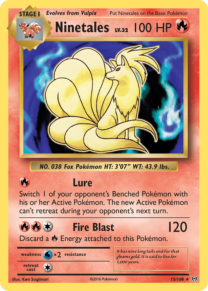 Ninetales (15/108) [XY: Evolutions] (Online Only)