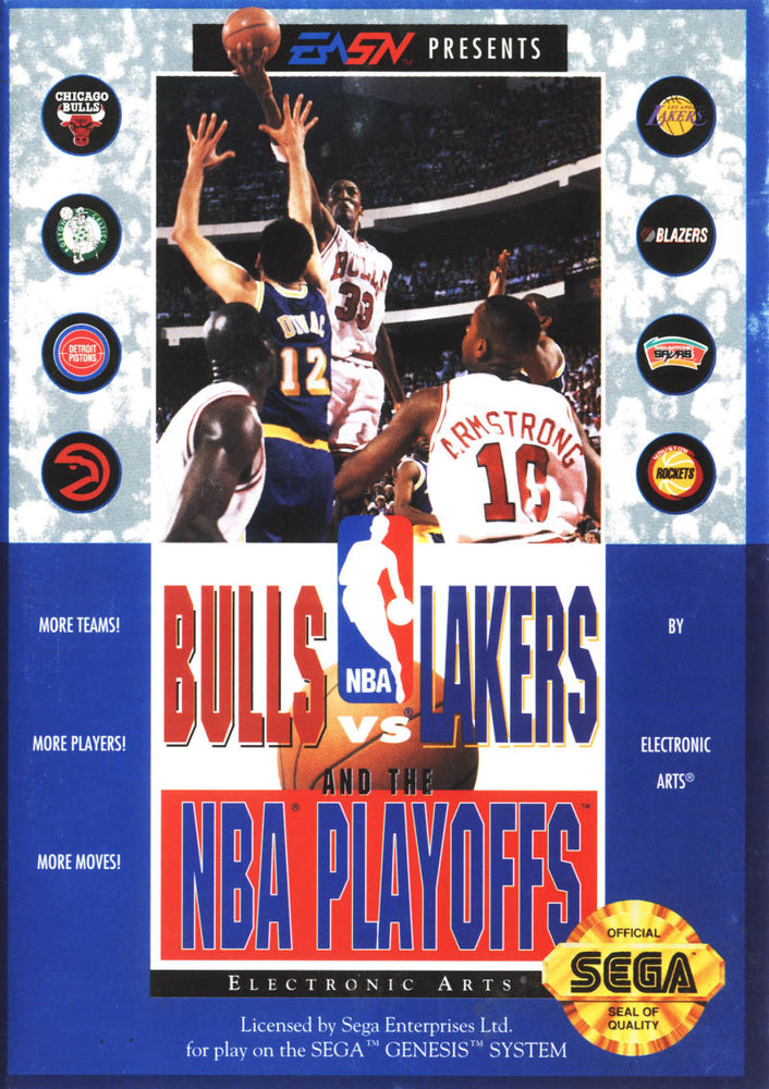 Bulls vs Lakers and the NBA Playoffs (Sega Genesis) (ONLINE ORDER ONLY)