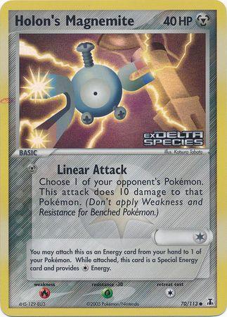 Holon's Magnemite (70/113) (Stamped) [EX: Delta Species] (Online Only)