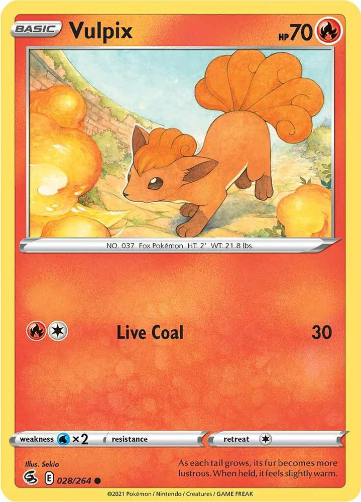 Vulpix (028/264) [Sword & Shield: Fusion Strike] (Online Only)