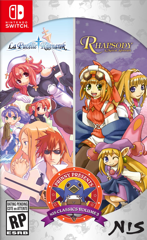 Prinny Presents: NIS Classics Volume 3: La Pucelle: Ragnarok / Rhapsody: A Musical Adventure! (Nintendo Switch) (ONLINE ORDER ONLY)