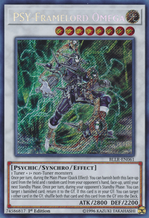 PSY-Framelord Omega [BLLR-EN061] Secret Rare (ONLINE ORDER ONLY)