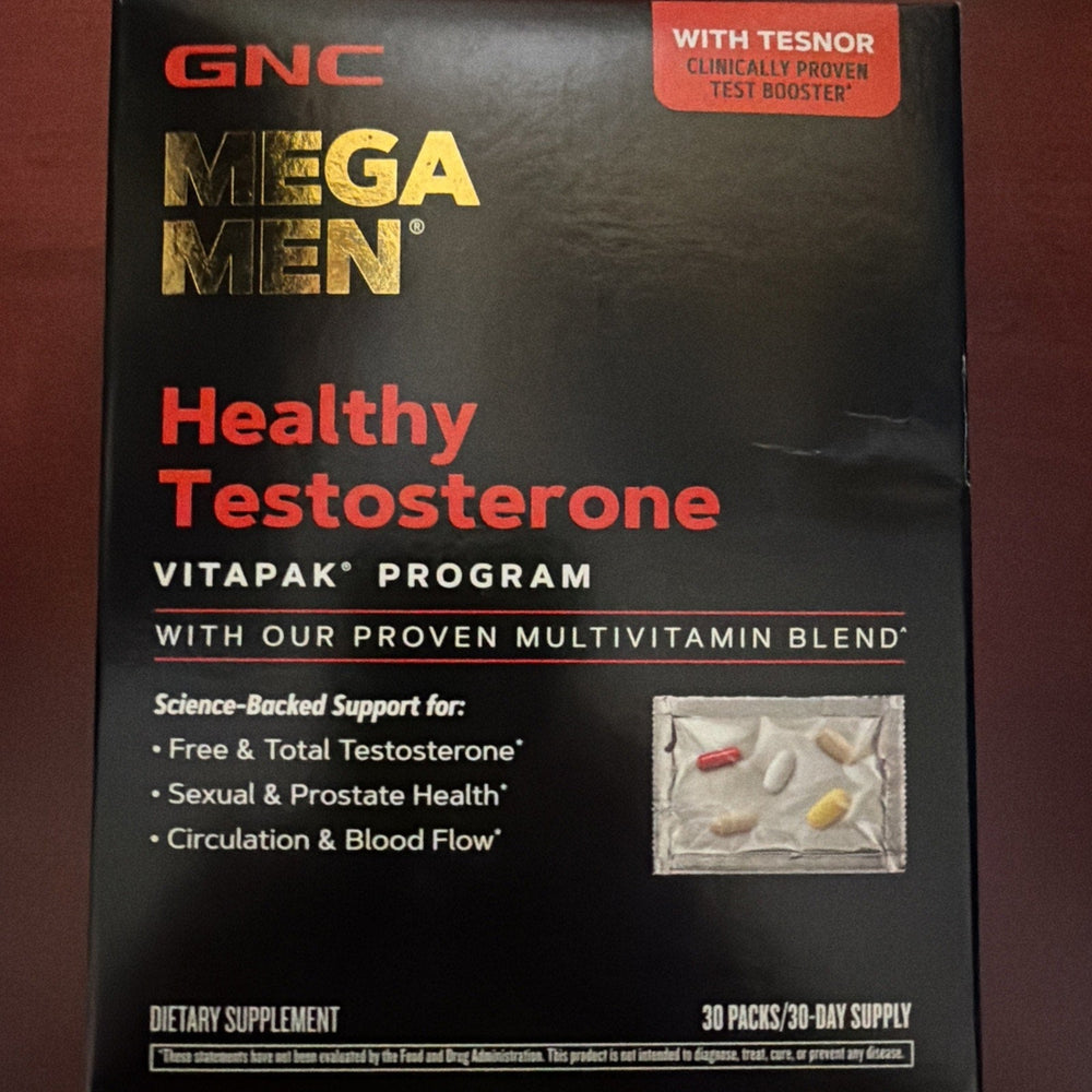 GNC Mega Men Healthy Testosterone Program Complete Nutrition Products Boost (ONLINE ORDER ONLY)