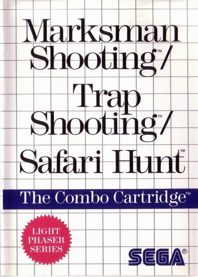 Marksman Shooting/Trap Shooting/Safari Hunt (Sega Master System) (ONLINE ORDER ONLY)