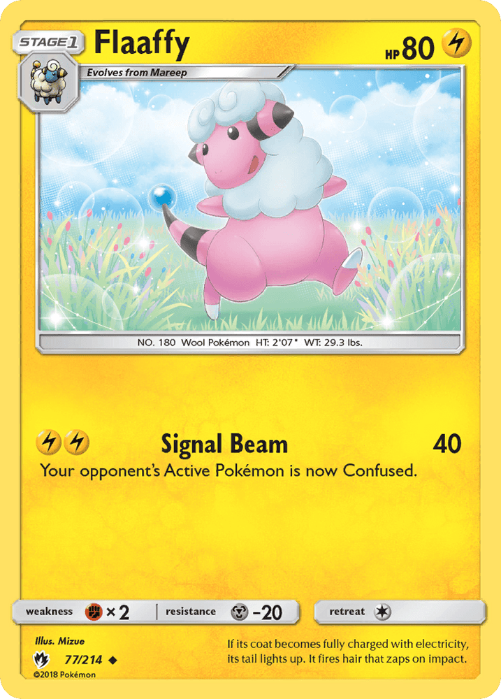 Flaaffy (77/214) [Sun & Moon: Lost Thunder] (Online Only)