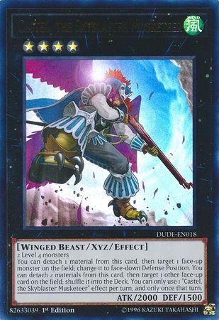 Castel, the Skyblaster Musketeer [DUDE-EN018] Ultra Rare (ONLINE ORDER ONLY)