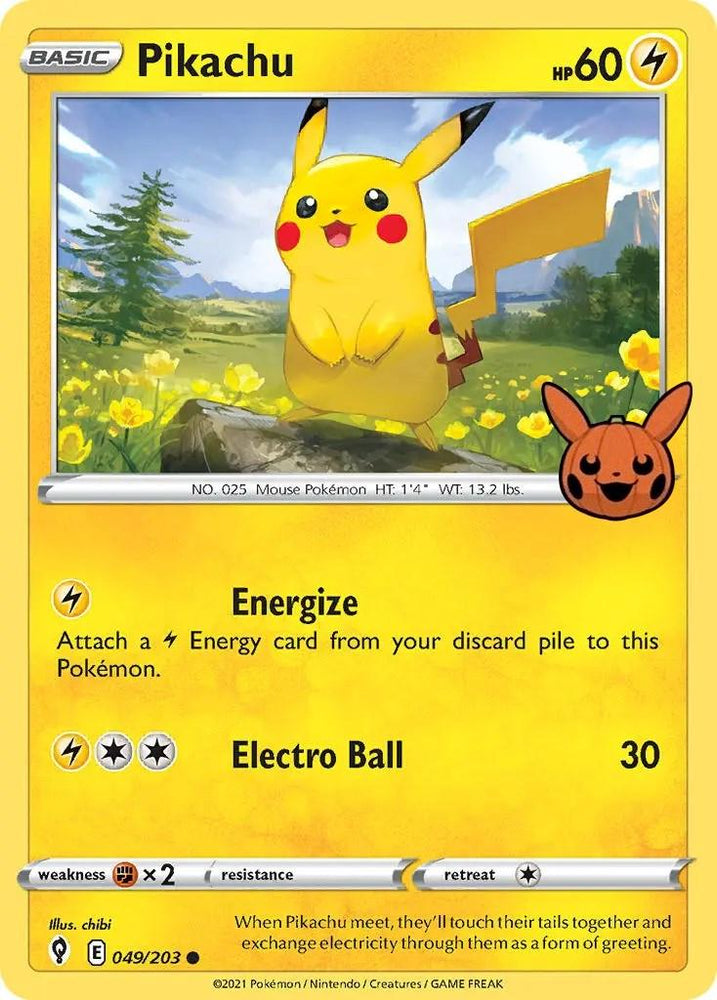 Pikachu (049/203) [Trick or Trade] (Online Only)