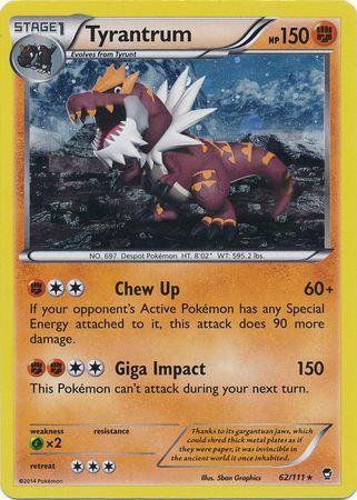Tyrantrum (62/111) (Cosmos Holo) [XY: Furious Fists] (Online Only)