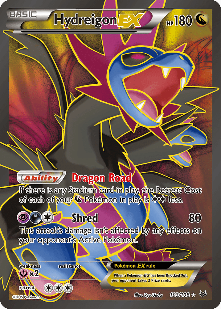 Hydreigon EX (103/108) [XY: Roaring Skies] (Online Only)
