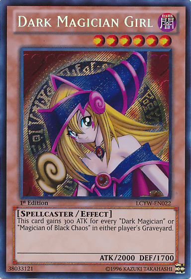 Dark Magician Girl [LCYW-EN022] Secret Rare (ONLINE ORDER ONLY)