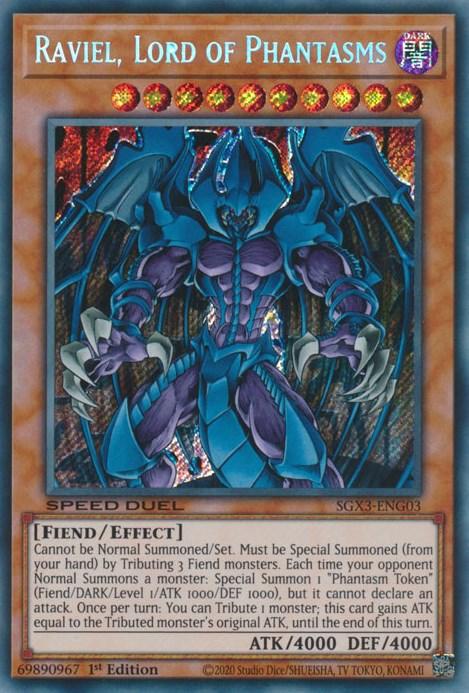 Raviel, Lord of Phantasms [SGX3-ENG03] Secret Rare (ONLINE ORDER ONLY)