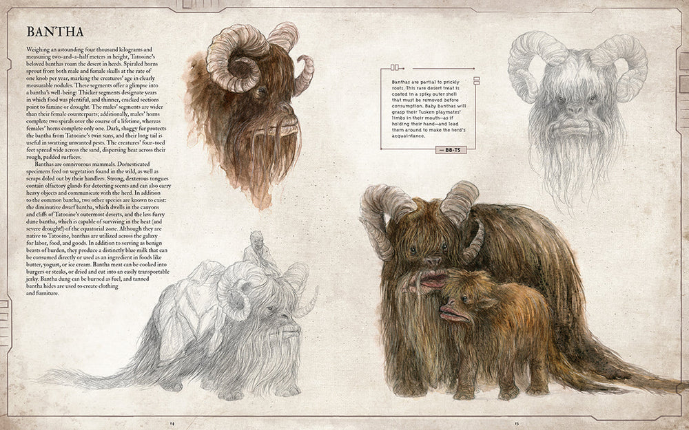 Star Wars Bestiary, Vol. 1 Creatures of the Galaxy (ONLINE ORDER ONLY)