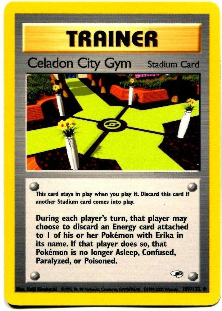 Celadon City Gym (107/132) [Gym Heroes Unlimited] (Online Only)