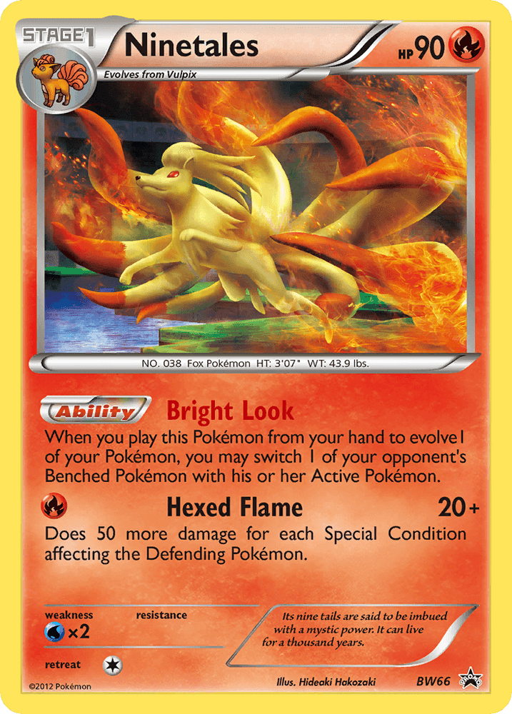 Ninetales (BW66) [Black & White: Black Star Promos] (Online Only)