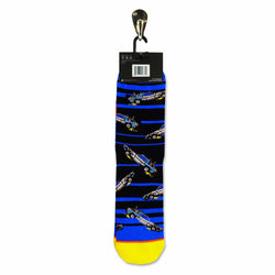Back to the Future "88 MPH" Men's Crew Straight Down Knit Mix-Match Socks (Size 6-13) (ONLINE ORDER ONLY)