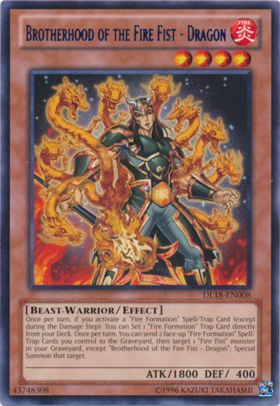 Brotherhood of the Fire Fist - Dragon (Purple) [DL18-EN008] Rare (ONLINE ORDER ONLY)