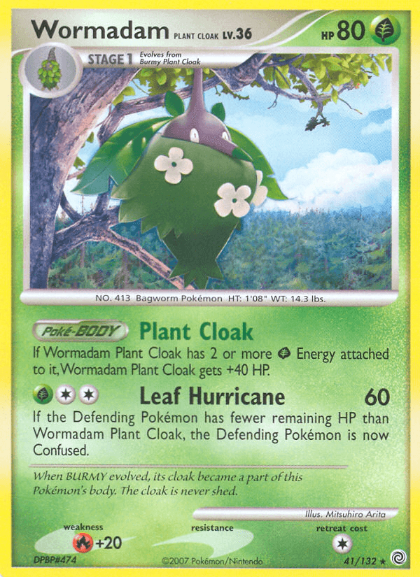 Wormadam Plant Cloak (41/132) [Diamond & Pearl: Secret Wonders] (Online Only)