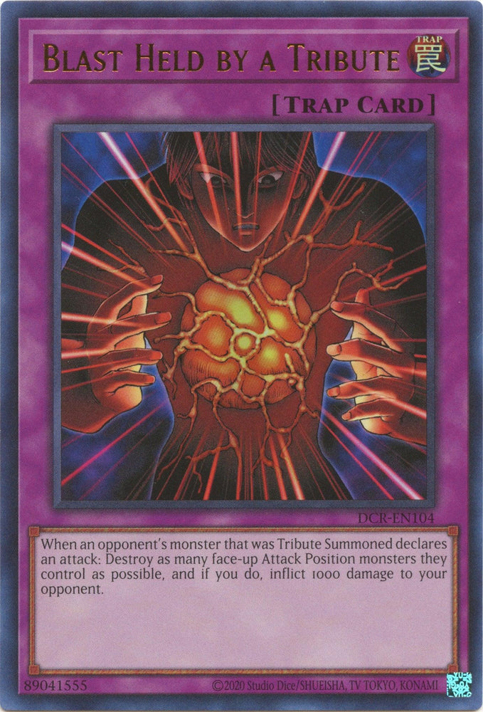 Blast Held by a Tribute (25th Anniversary) [DCR-EN104] Ultra Rare (ONLINE ORDER ONLY)