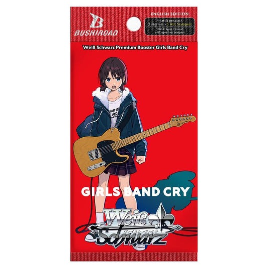 Weiss Schwarz Girls Band Cry Booster Pack | Official Bushiroad Anime TCG (ONLINE ORDER ONLY)