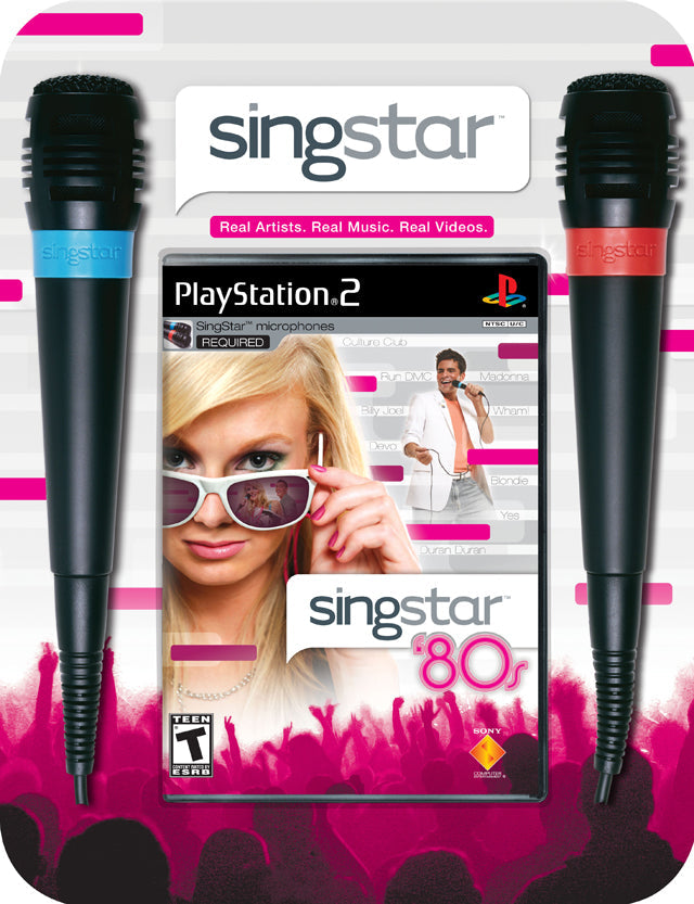 Singstar 80s with Microphone (Playstation 2) (Online Only)